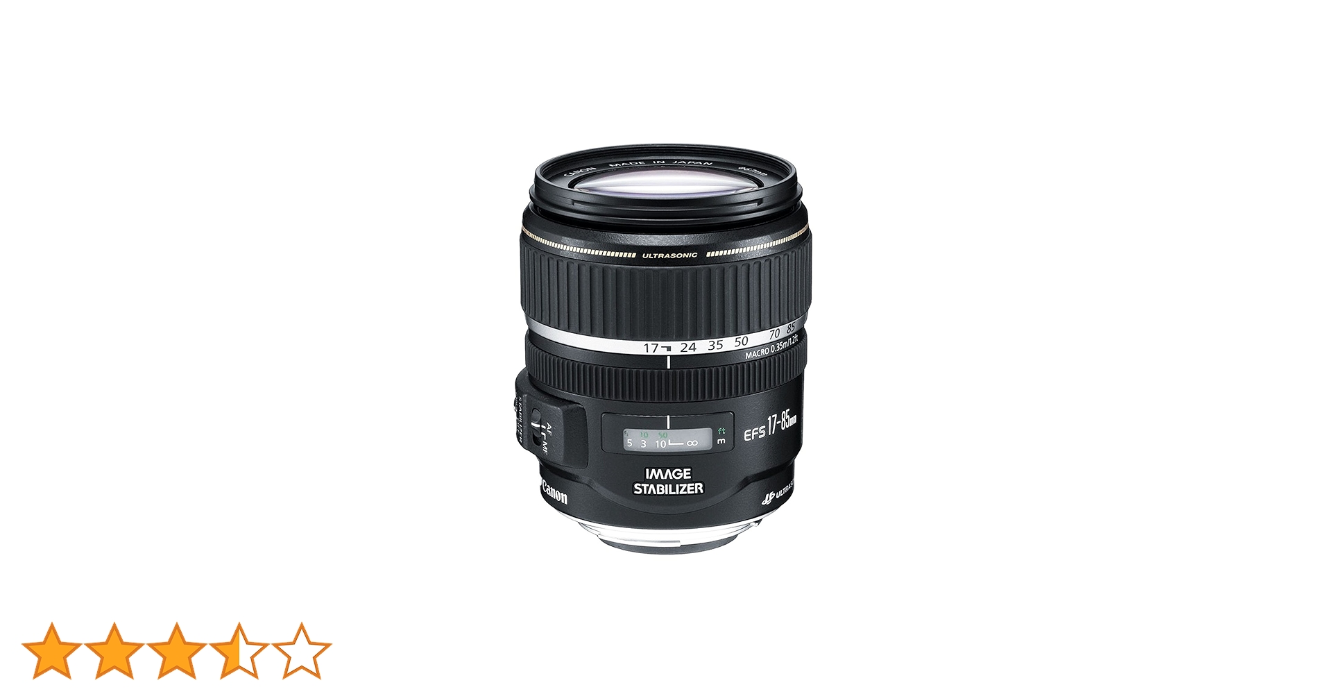 高性能ズームレンズ Canon 17-85mm IS USM 完動品 EFレンズ 標準レンズ キヤノン Canon EF-S 17-85mm F4-5.6 IS